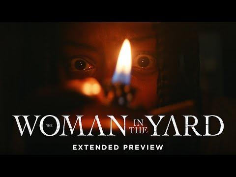 The woman in the yard